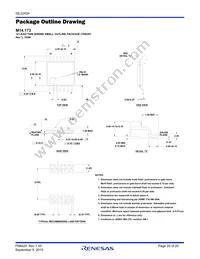 ISL22424TFR16Z-TK Datasheet Page 20