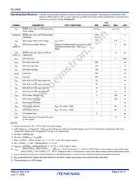 ISL22449UFV14Z-TK Datasheet Page 5