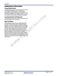 ISL23325UFVZ Datasheet Page 17