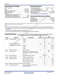 ISL23345UFRZ-T7A Datasheet Page 4