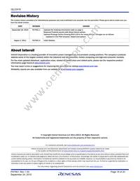 ISL23418WFUZ-TK Datasheet Page 18