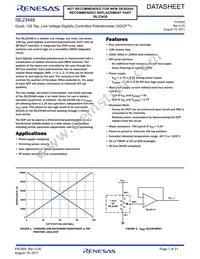 ISL23448WFRZ-T7A Datasheet Cover