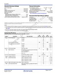 ISL23448WFRZ-T7A Datasheet Page 4