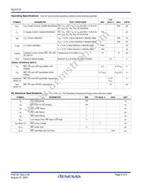 ISL23710WIU10Z Datasheet Page 4