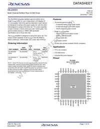 ISL24003IRZ-T7 Datasheet Cover