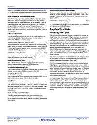 ISL267817IUZ-T Datasheet Page 15