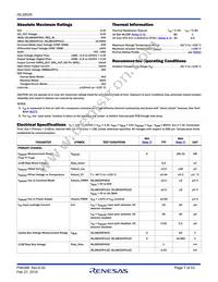 ISL28025FI60Z-T Datasheet Page 7
