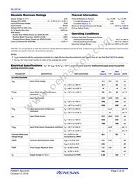 ISL28134FHZ-T7 Datasheet Page 4