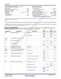 ISL28156FBZ-T7 Datasheet Page 2