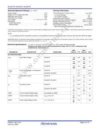 ISL28176FBZ Datasheet Page 3