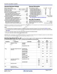 ISL28208FUZ-T7A Datasheet Page 6