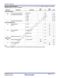 ISL28210FBZ Datasheet Page 7