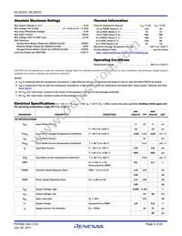 ISL28233FBZ-T7A Datasheet Page 5