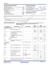 ISL28233IUZ-T7 Datasheet Page 4