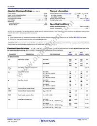 ISL28236FUZ-T7 Datasheet Page 3