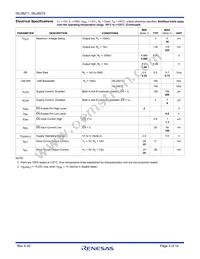 ISL28271FAZ-T7 Datasheet Page 3