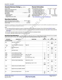 ISL28291FBZ-T7 Datasheet Page 4