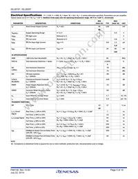 ISL28291FBZ-T7 Datasheet Page 5
