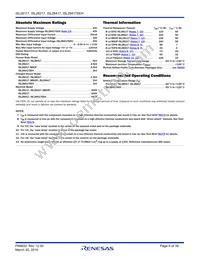 ISL28417FBBZ-T7 Datasheet Page 6
