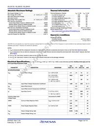 ISL28430FBZ Datasheet Page 5