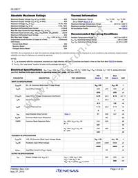 ISL28617FVZ-T7A Datasheet Page 4