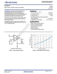 ISL28915FH6Z-T7 Datasheet Cover