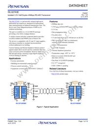 ISL32743EIBZ-T7A Datasheet Cover