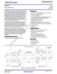 ISL36411DRZ-TS Datasheet Cover