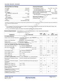 ISL4223EIR-T Datasheet Page 5