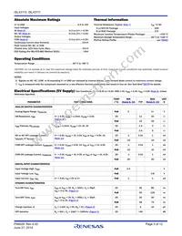 ISL43111IBZ-T Datasheet Page 3