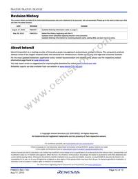ISL43122IHZ-T Datasheet Page 12