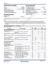 ISL43240IR-T Datasheet Page 3