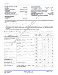 ISL43410IU-T Datasheet Page 3