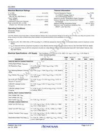 ISL43640IRZ-T7A Datasheet Page 3