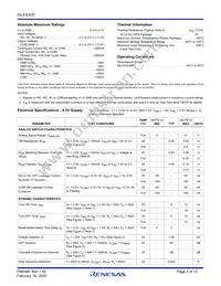 ISL43L420IR-T Datasheet Page 3
