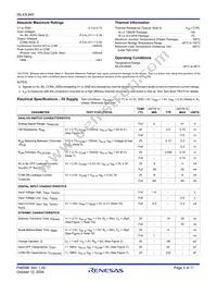 ISL43L840IRZ-T Datasheet Page 3