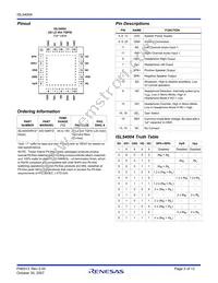ISL54004IRTZ-T Datasheet Page 2