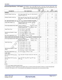 ISL54004IRTZ-T Datasheet Page 5