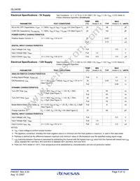 ISL54056IRUZ-T Datasheet Page 5