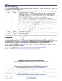 ISL54210IRUZ-T Datasheet Page 19