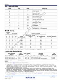 ISL54217IRUZ-T Datasheet Page 3