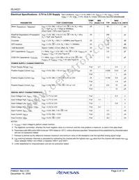 ISL54221IRUZ-T Datasheet Page 4