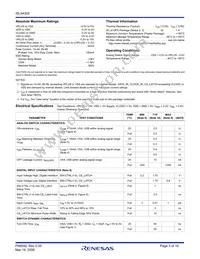 ISL54302IRZ-T Datasheet Page 3
