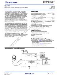 ISL54406IRTZ-T Datasheet Cover