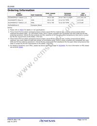 ISL54406IRTZ-T Datasheet Page 3