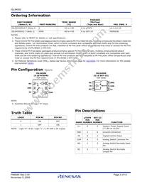 ISL54500IRUZ-T Datasheet Page 2