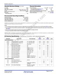 ISL55111IVZ-T Datasheet Page 4
