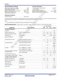 ISL5629/2INZ Datasheet Page 5