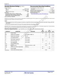ISL58113CRZ-T13 Datasheet Page 3