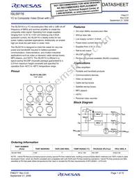 ISL59116IIZ-T7 Datasheet Cover